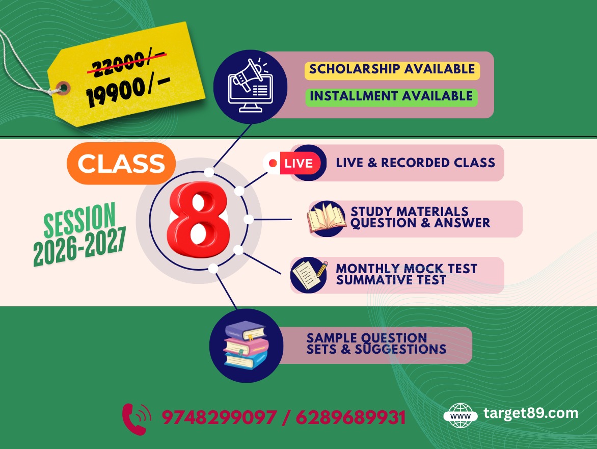 CLASS - VIII | BATCH - উদয়ন (MORNING CLASS)