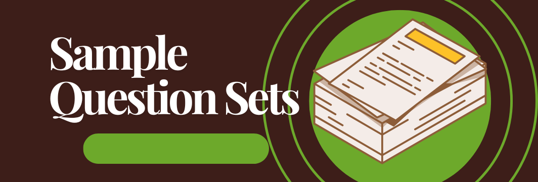 Sample Question Sets 